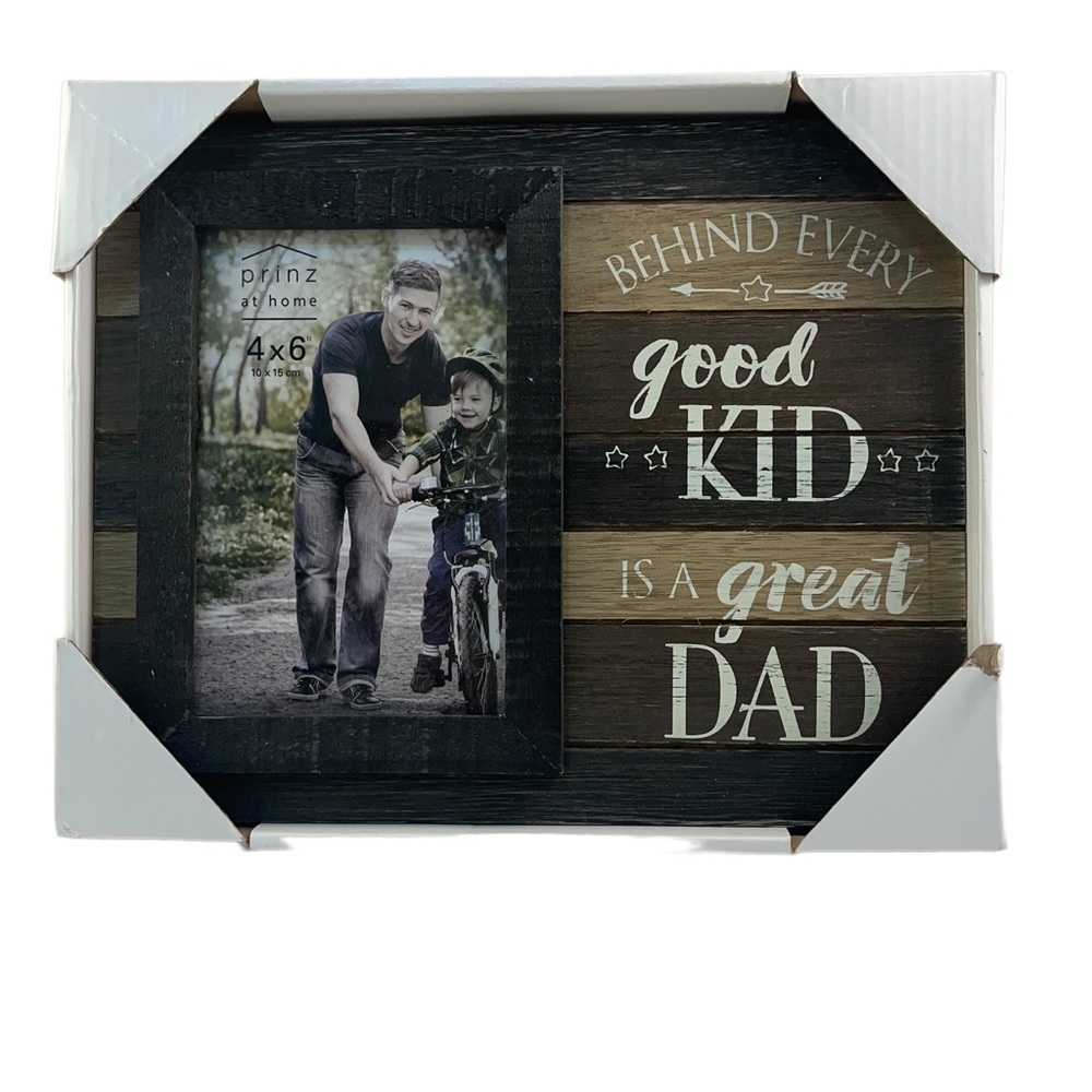 Prinz at home kid and dad picture frame for 4x6 picture